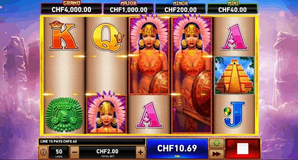 Fire blaze sky queen slot features and rtp