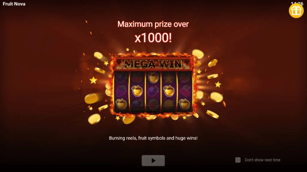 Fruit Nova slot game screenshot