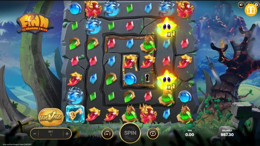 Finn and the dragon tales slot game