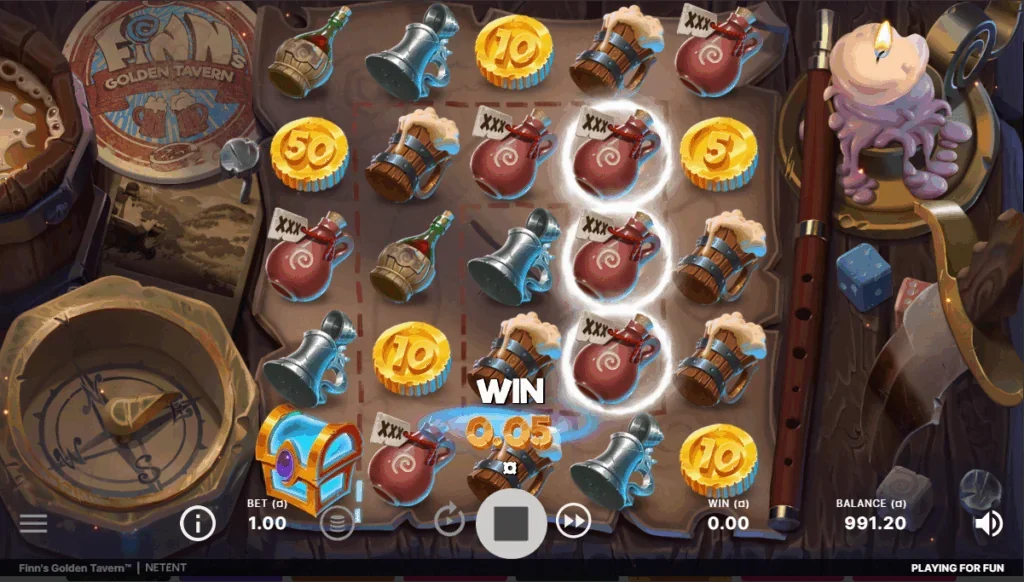 Finns golden tavern slot features and rtp