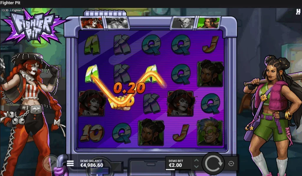 Fighter pit slot features and rtp