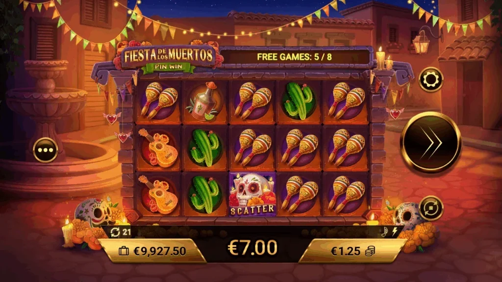 Fiesta de los muertos slot features and rtp