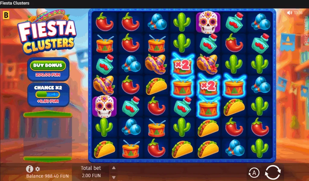 Fiesta clusters slot game