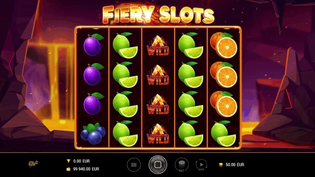 Fiery slots slot game screenshot