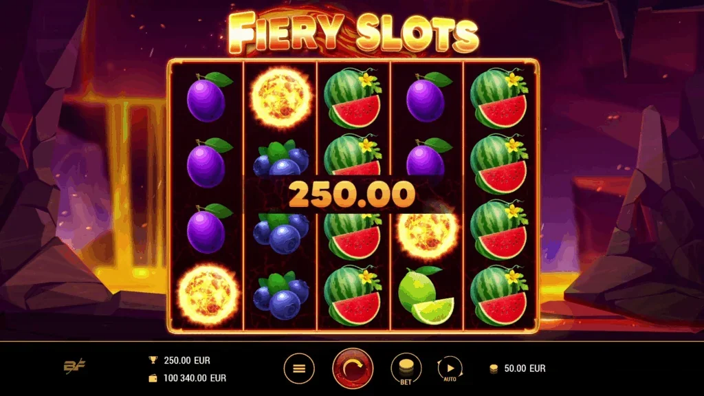 Fiery slots demo gameplay how to play