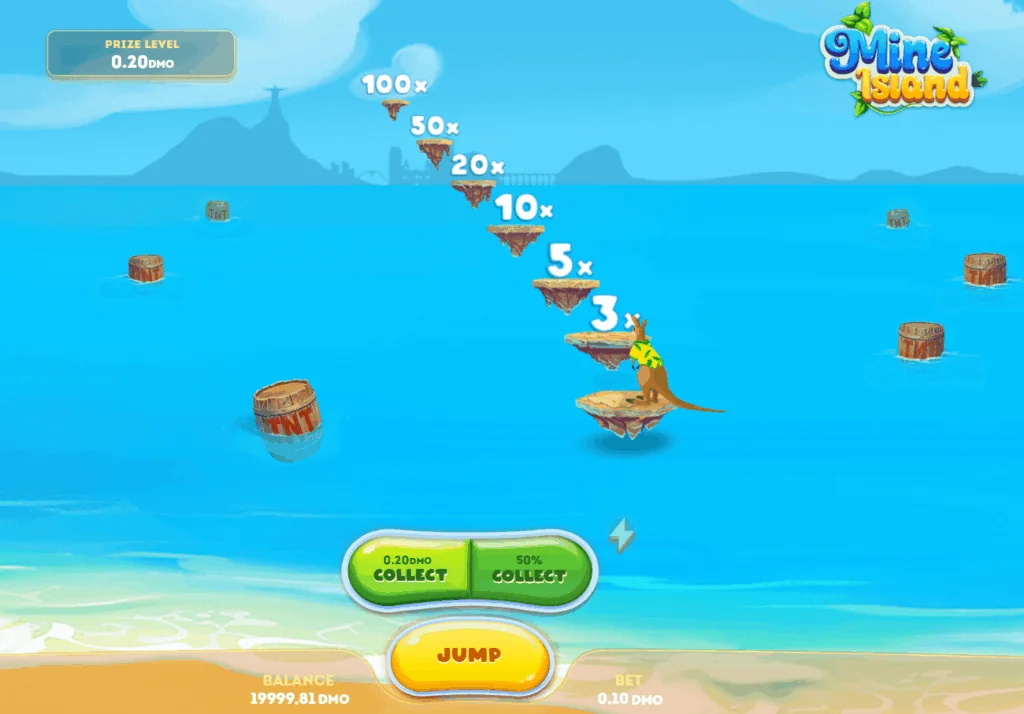 Mine Island slot game screenshot