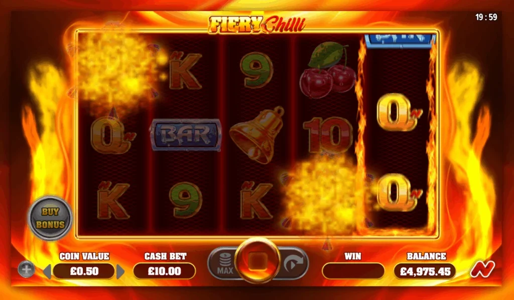Fiery chilli slot features and rtp