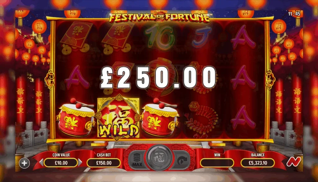 Festival of fortune slot game