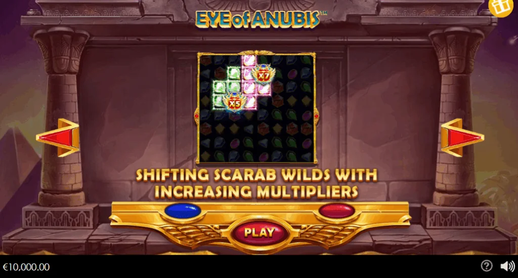 Eye Of Anubis slot game screenshot