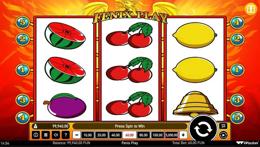 Fenix play slot game