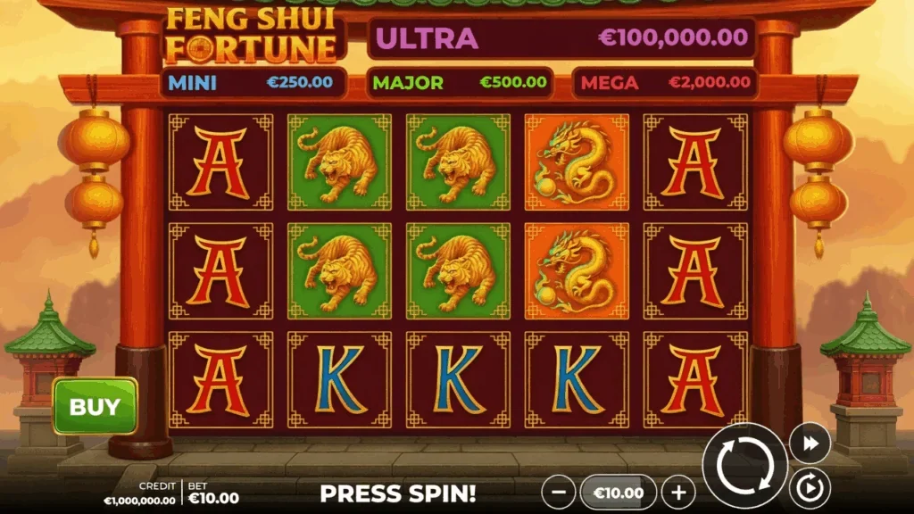 Feng shui fortune demo gameplay how to play