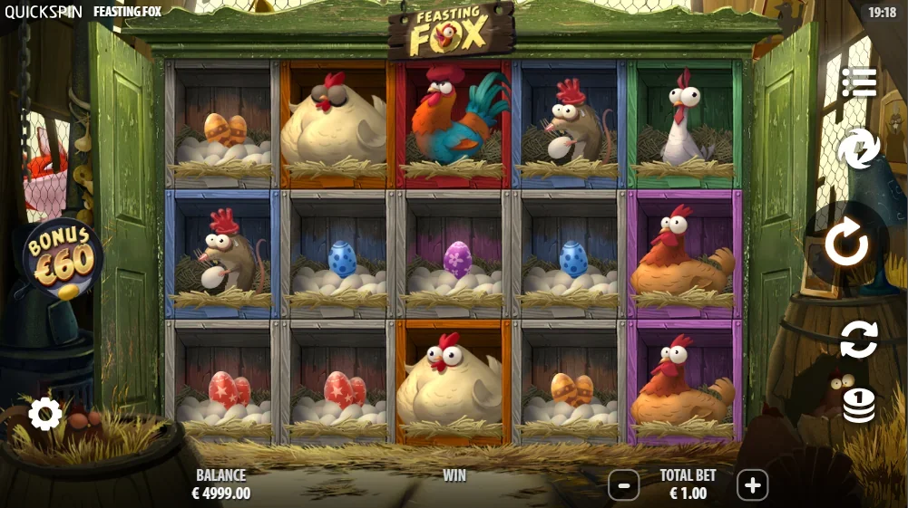 Feasting fox slot game