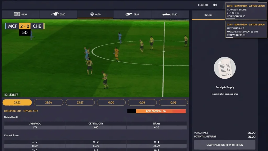 Fantastic league slot game