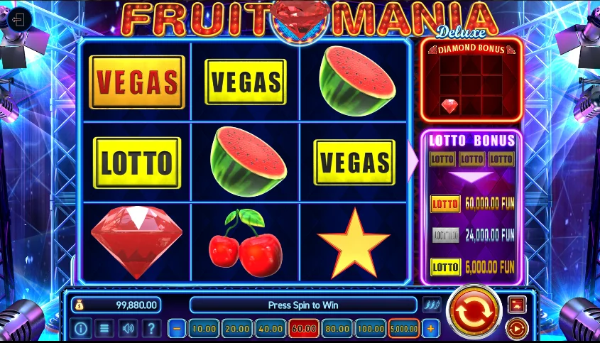 Fruit Mania Deluxe slot game