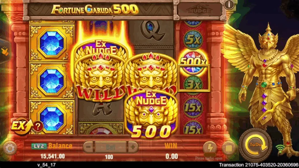 Fortune Garuda 500 demo gameplay