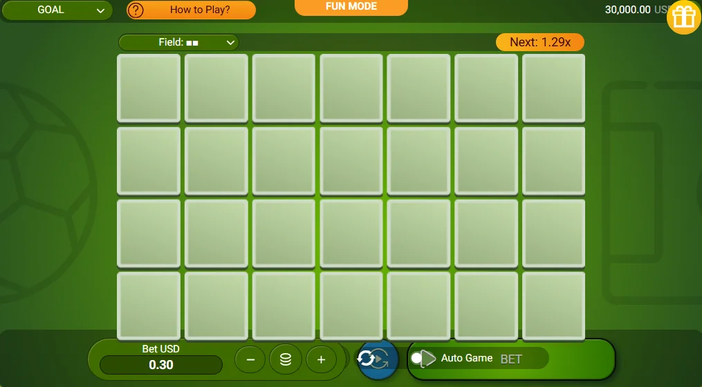 Goal slot game screenshot