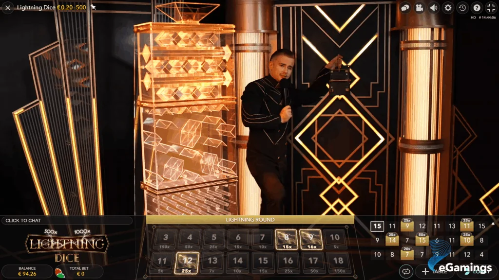 Lightning Dice game screenshot