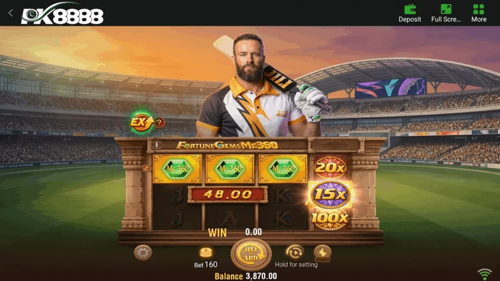 how to play Fortune Gems Mr. 360 slot game