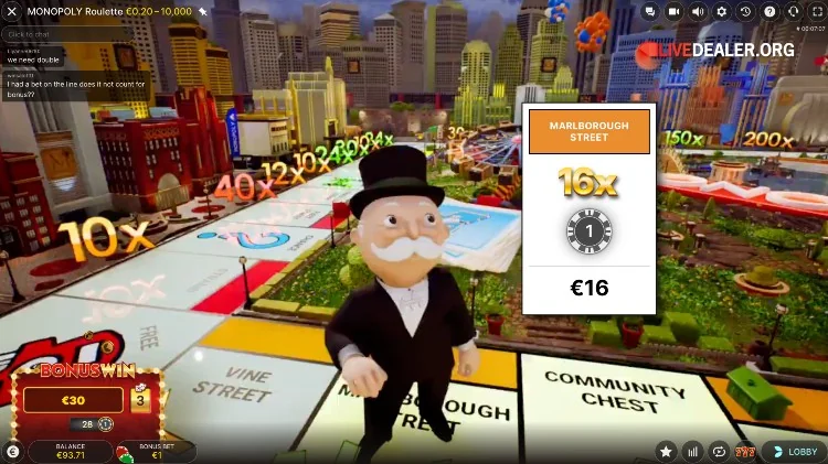 how to play MONOPOLY Roulette game