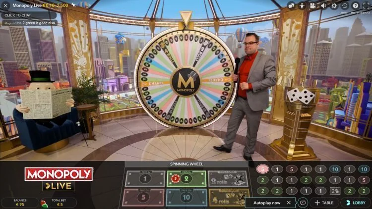 MONOPOLY Roulette features and rtp