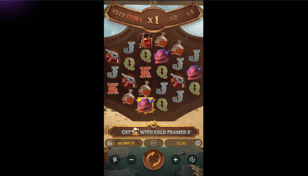 Wild Bounty Showdown slot game screenshot