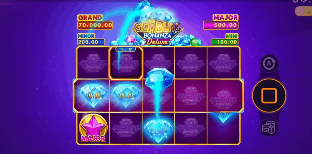 Gemblitz Bonanza Deluxe slot game screenshot