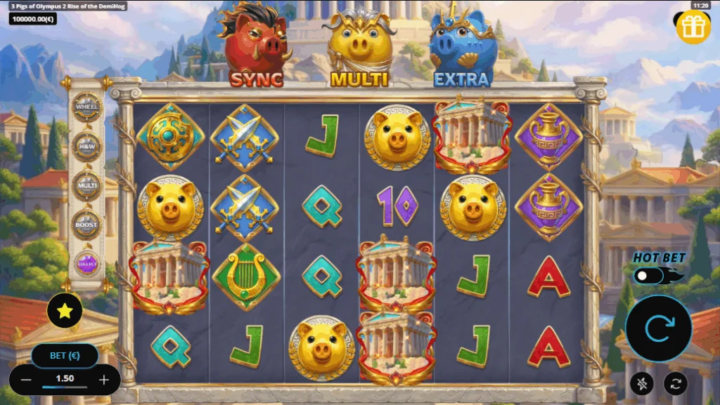 3 Pigs of Olympus 2 demo gameplay