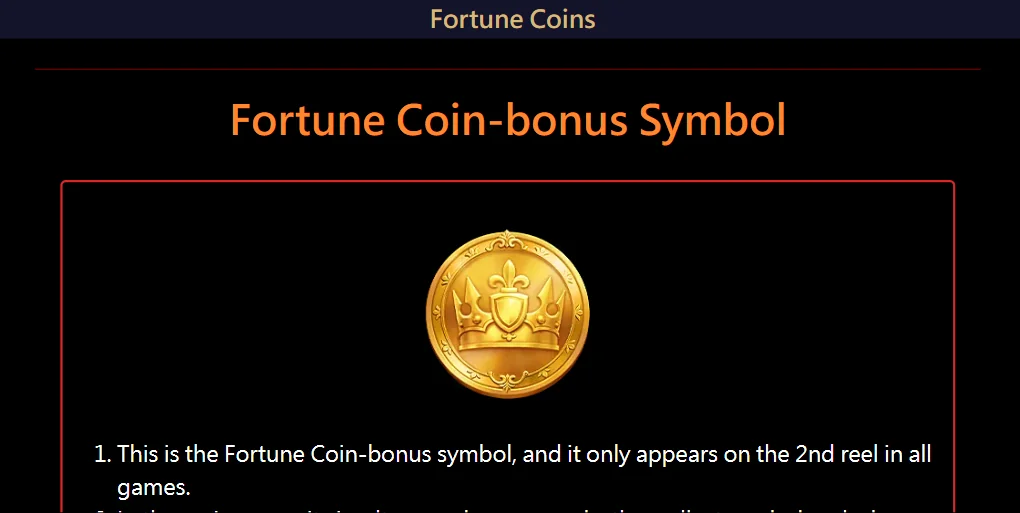 how to play Fortune Coins slot game