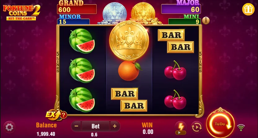 Fortune Coins 2 demo gameplay how to play