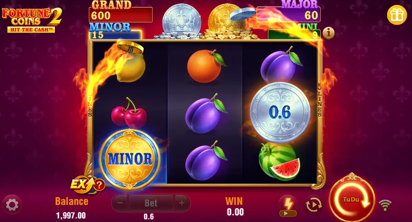 Fortune Coins 2 slot features and rtp