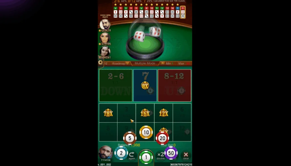 7up7down slot features and rtp