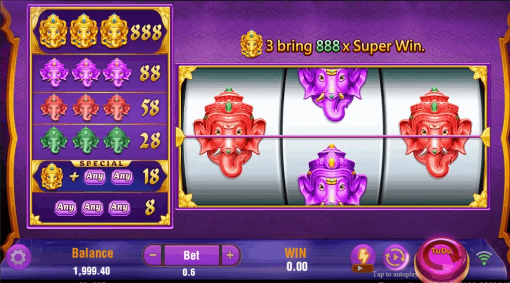 Super Rich slot game screenshot