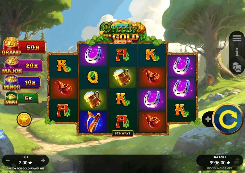 Greedy for Gold: Power Hit slot game