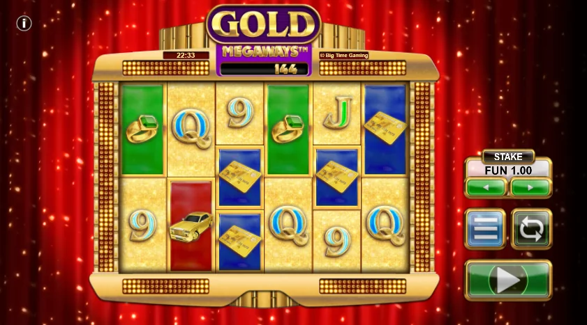 Gold Megaways demo gameplay how to play