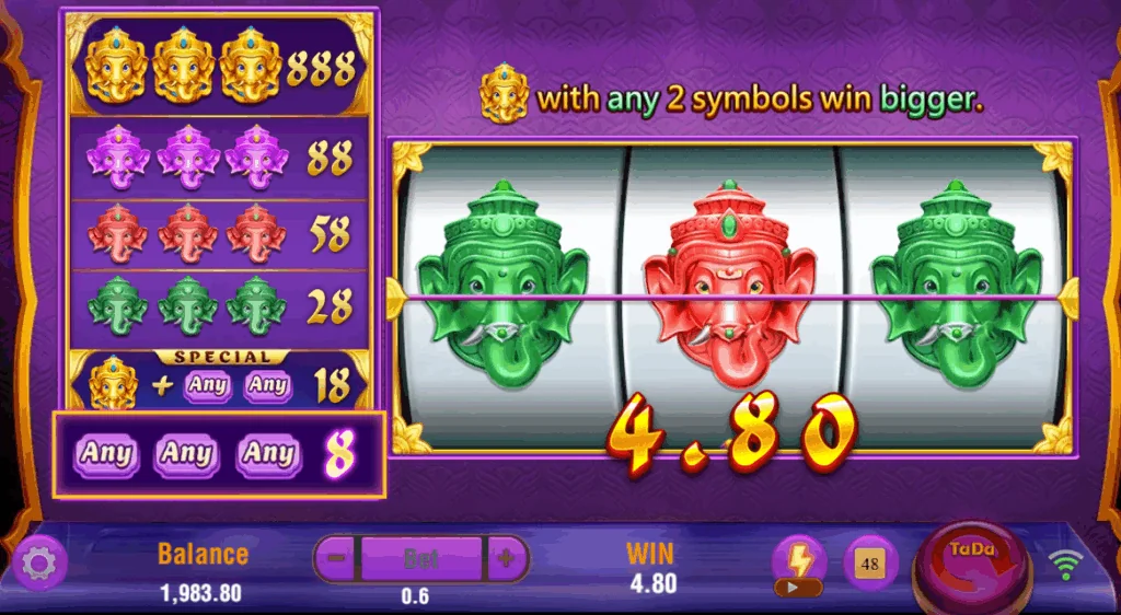 Super Rich slot features and rtp