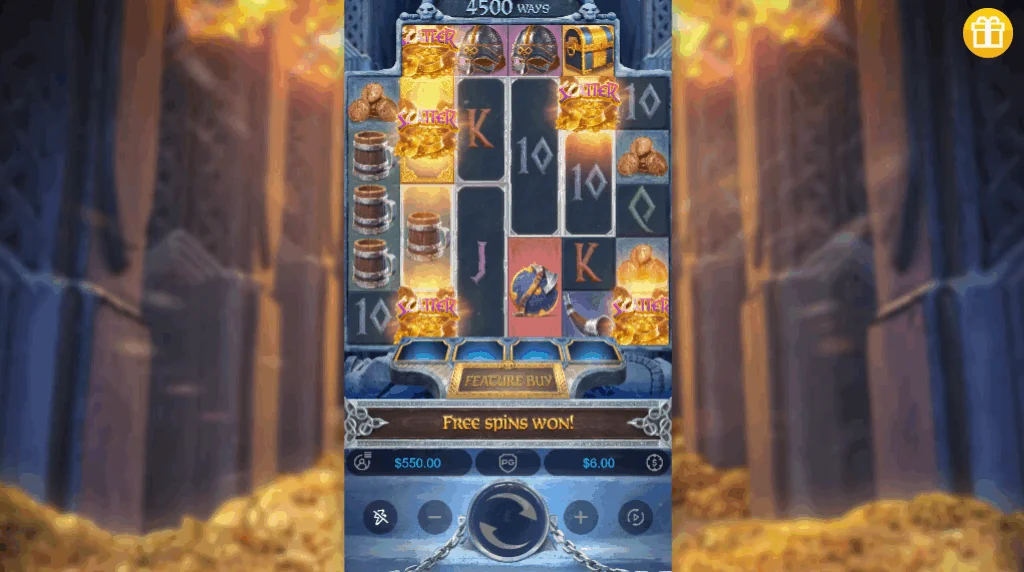 how to play Asgardian Rising slot game