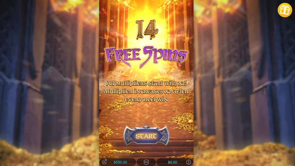 Asgardian Rising slot features and rtp