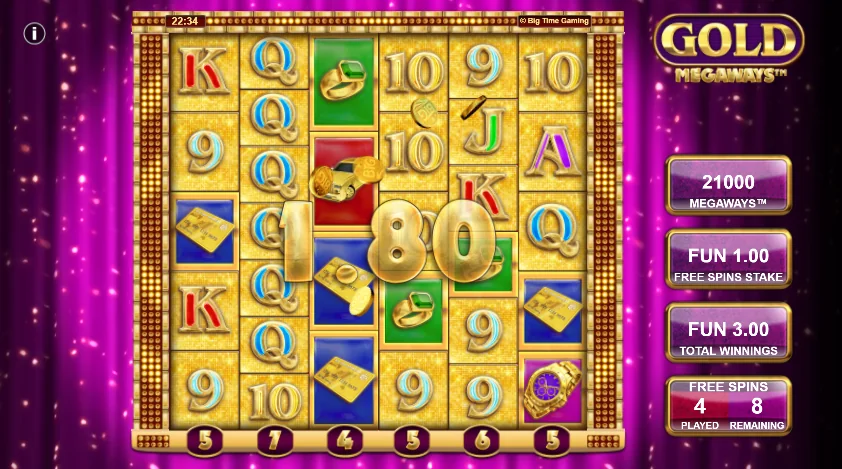 Gold Megaways slot features and rtp