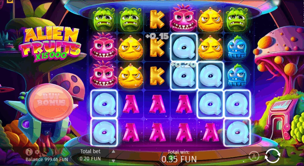 Alien Fruits slot game