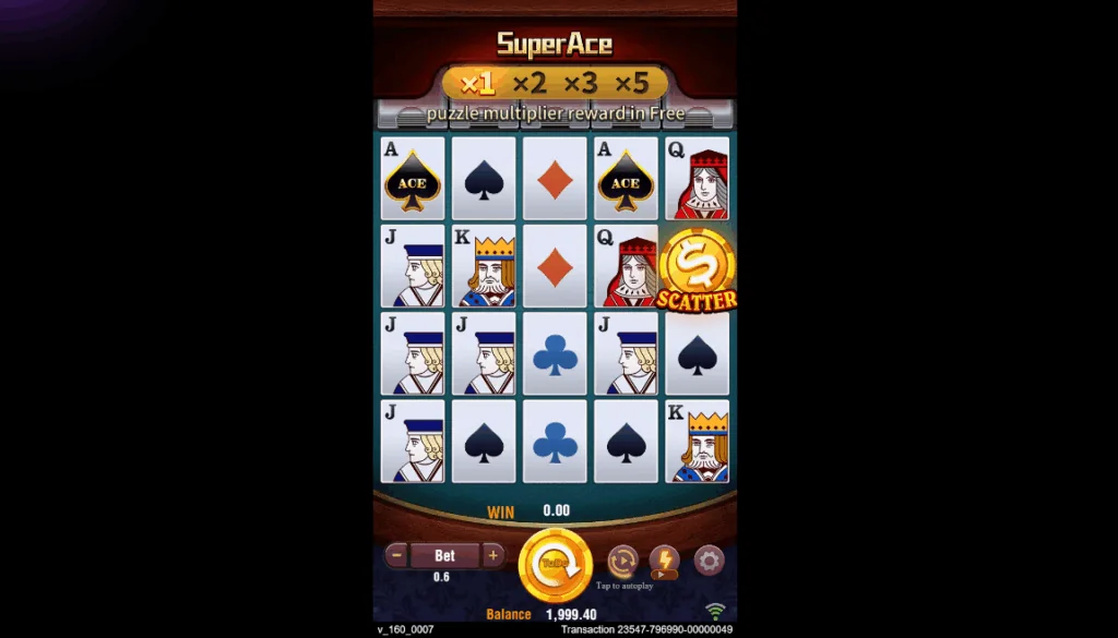 Super Ace demo gameplay how to play