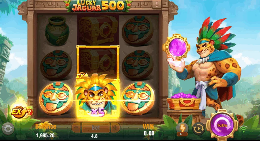 Lucky Jaguar 500 slot game screenshot