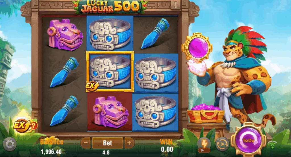Lucky Jaguar 500 demo gameplay how to play