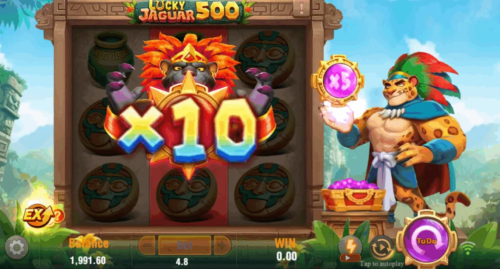 Lucky Jaguar 500 slot game