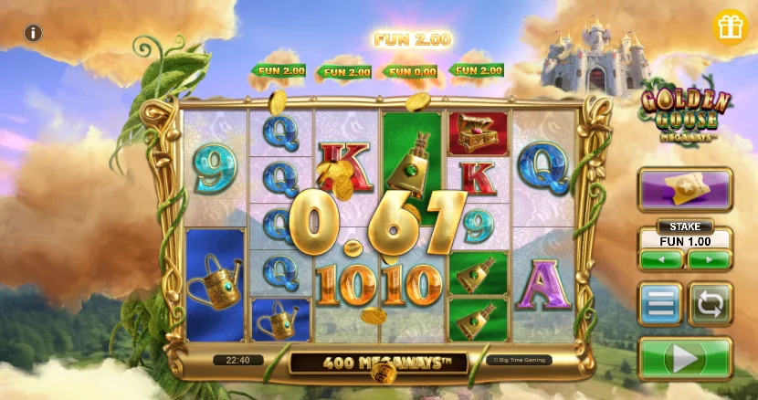 Golden Goose Megaways slot features and rtp