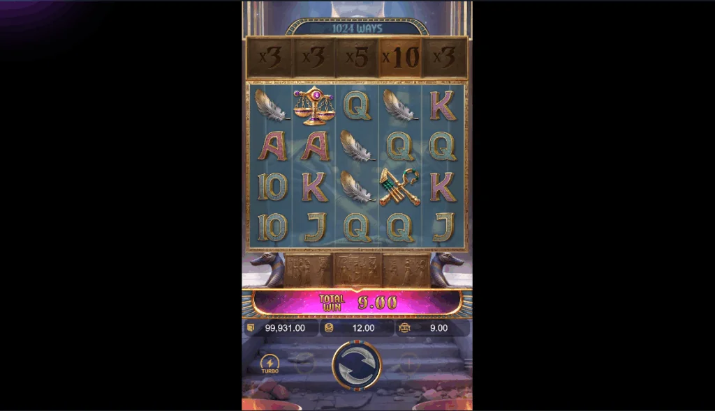 Anubis Wrath slot features and rtp