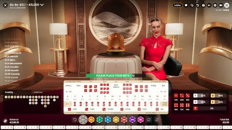 Sic Bo slot game