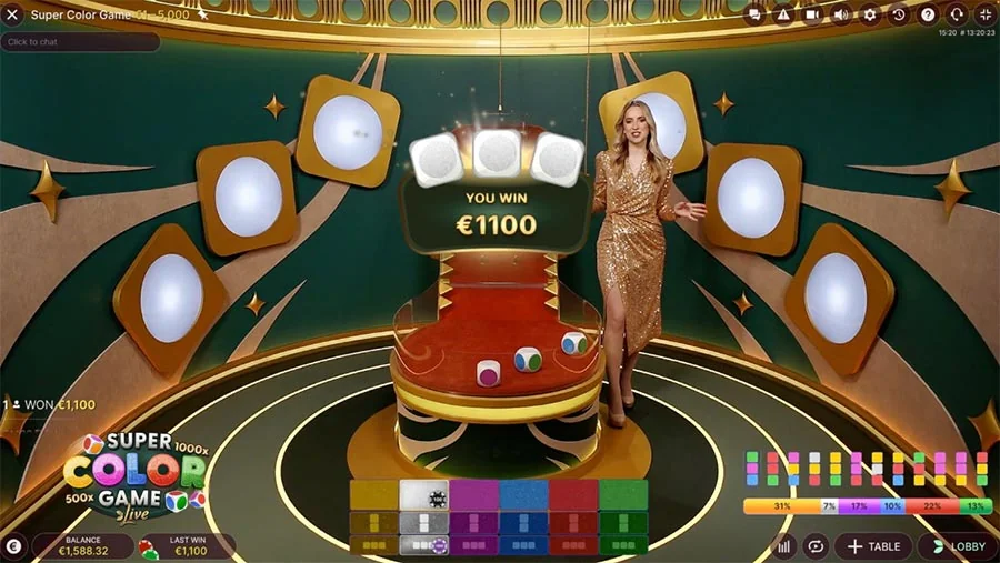 Super Color slot features and rtp