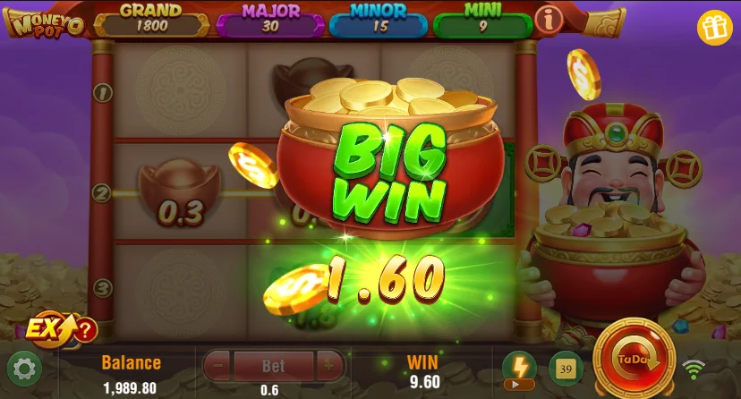 Money Pot slot features and rtp