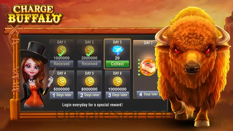 Charge Buffalo slot game screenshot