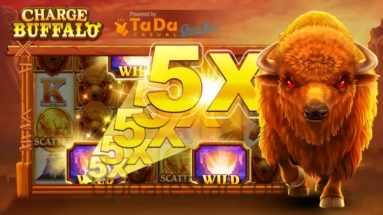 Charge Buffalo slot features and rtp